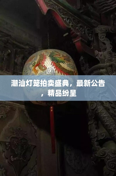 潮汕燈籠拍賣盛典，最新公告，精品紛呈