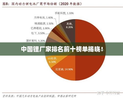 中國鋰廠家排名前十榜單揭曉！