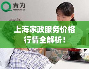 上海家政服務(wù)價(jià)格行情全解析！