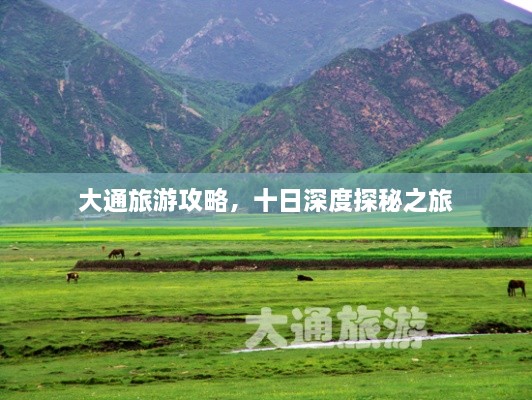 大通旅游攻略，十日深度探秘之旅