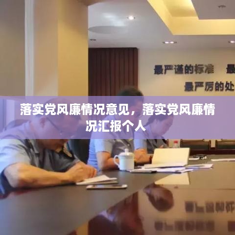 落實(shí)黨風(fēng)廉情況意見，落實(shí)黨風(fēng)廉情況匯報(bào)個(gè)人 