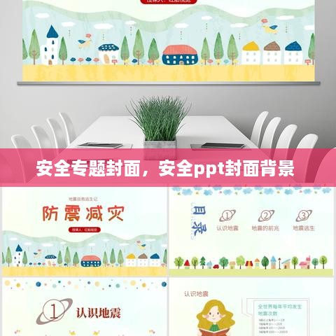 安全專題封面，安全ppt封面背景 