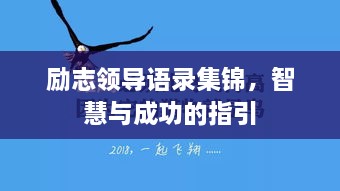 勵志領導語錄集錦，智慧與成功的指引